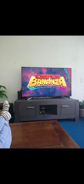 Color distortion zoomed photo