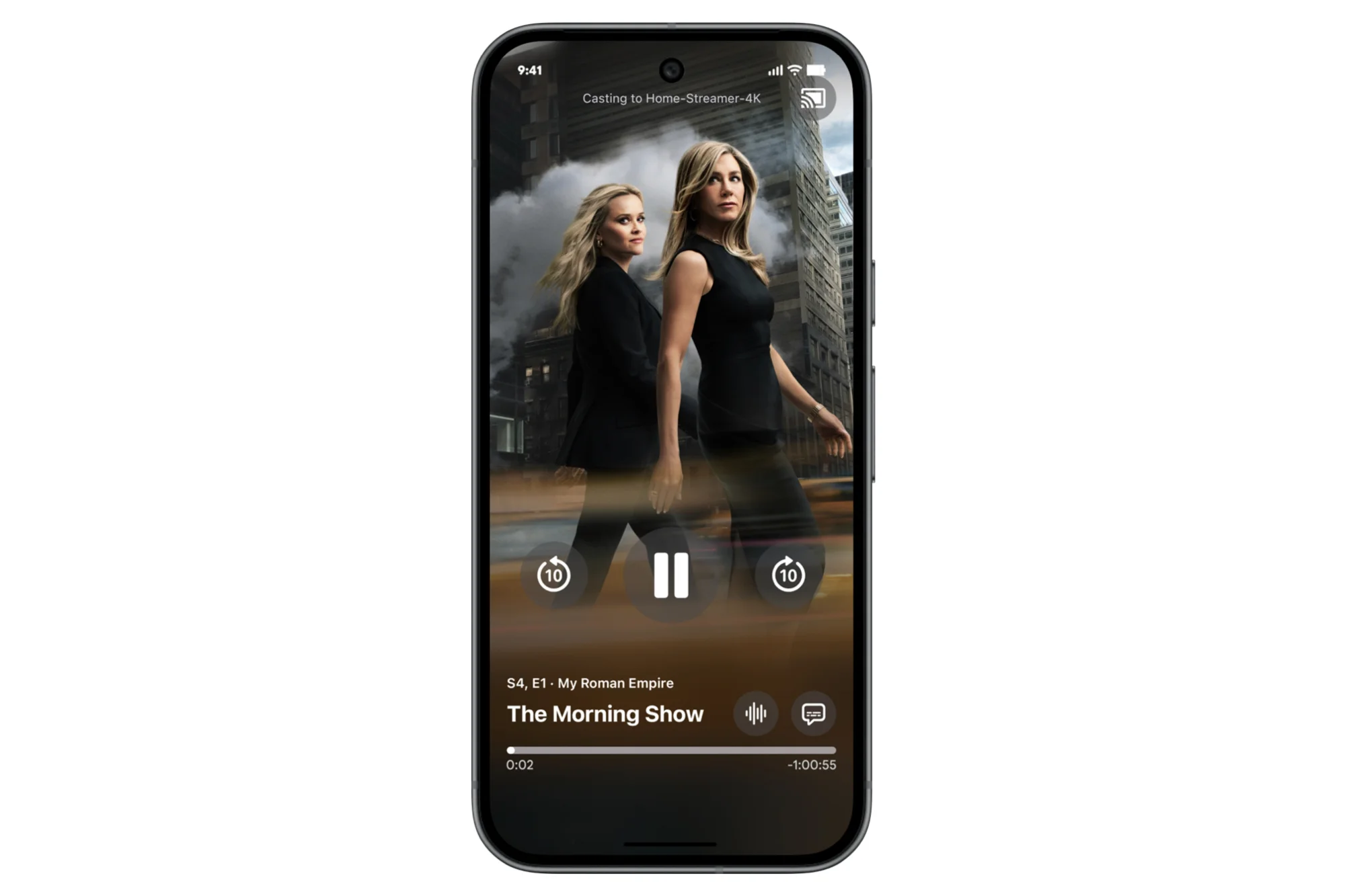 Apple TV app on Android casting to TV