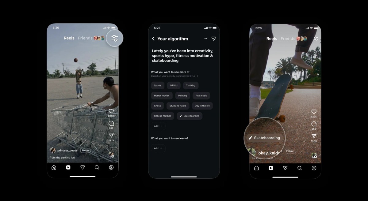 Instagram now lets you see and control your algorithm
