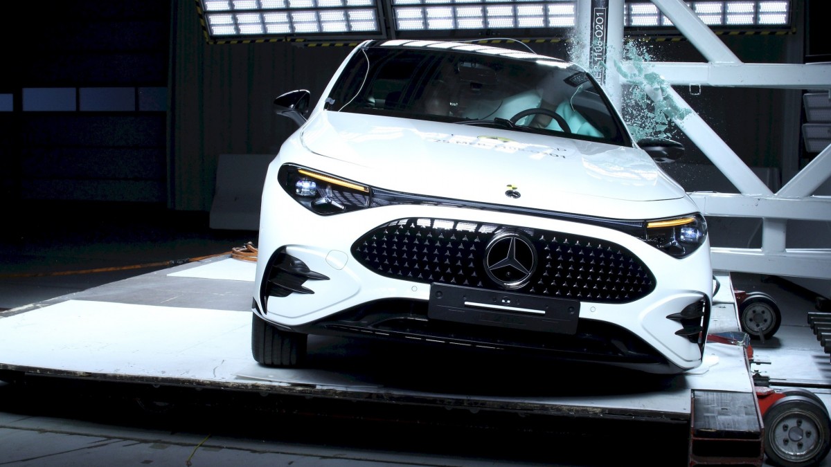 NCAP awards the new electric Mercedes-Benz CLA five stars
