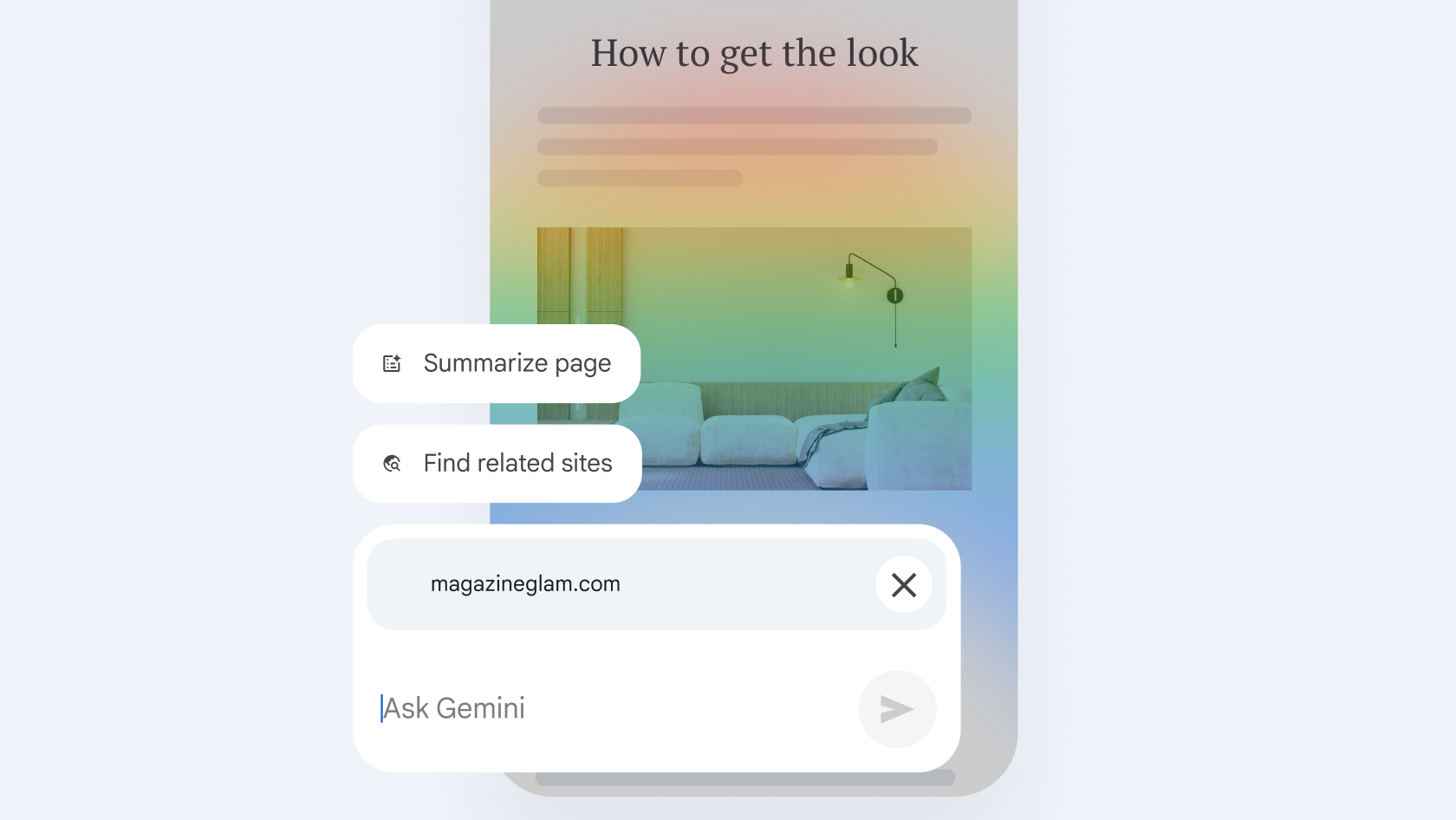 Gemini AI on Chrome for iPad and iPhone