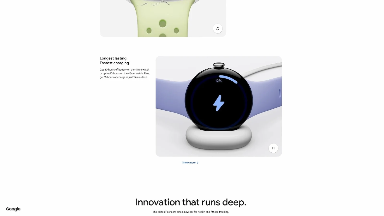 Pixel Watch 4 Quick Charge Dock