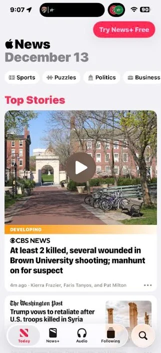 Apple News Shortcuts