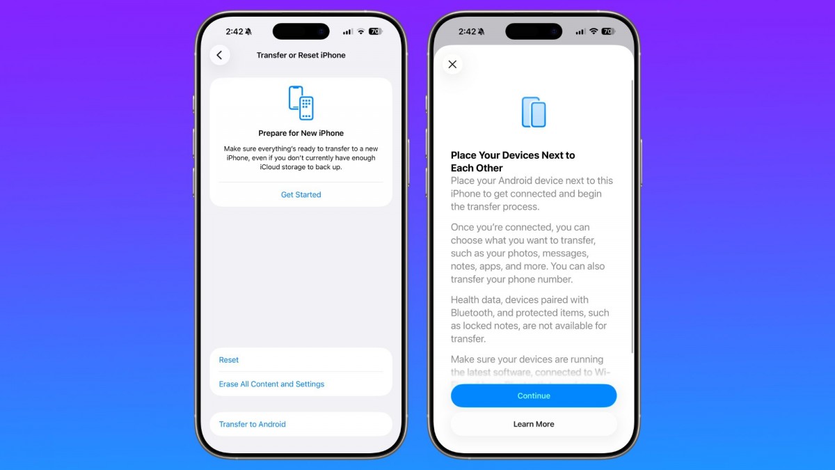 iOS 26.3 Beta 1 brings easier transfers to Android devices, notifcation forwarding