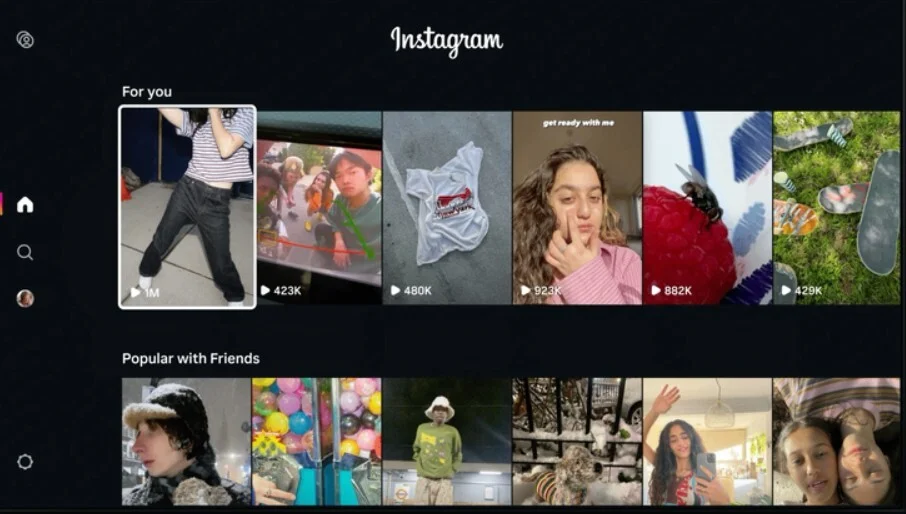 Instagram app on Amazon Fire TV
