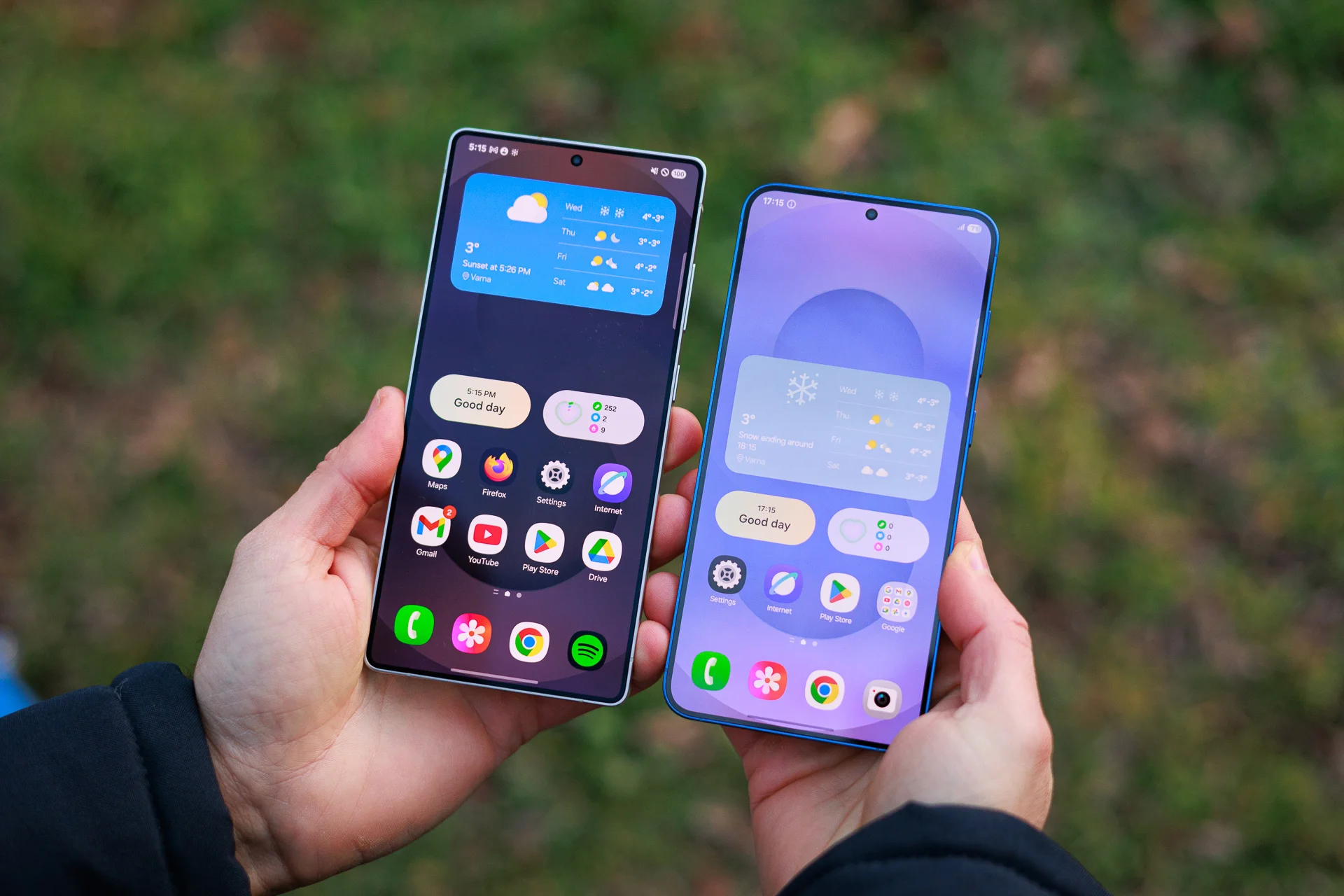 Galaxy S25 Ultra vs S25 Plus display sizes