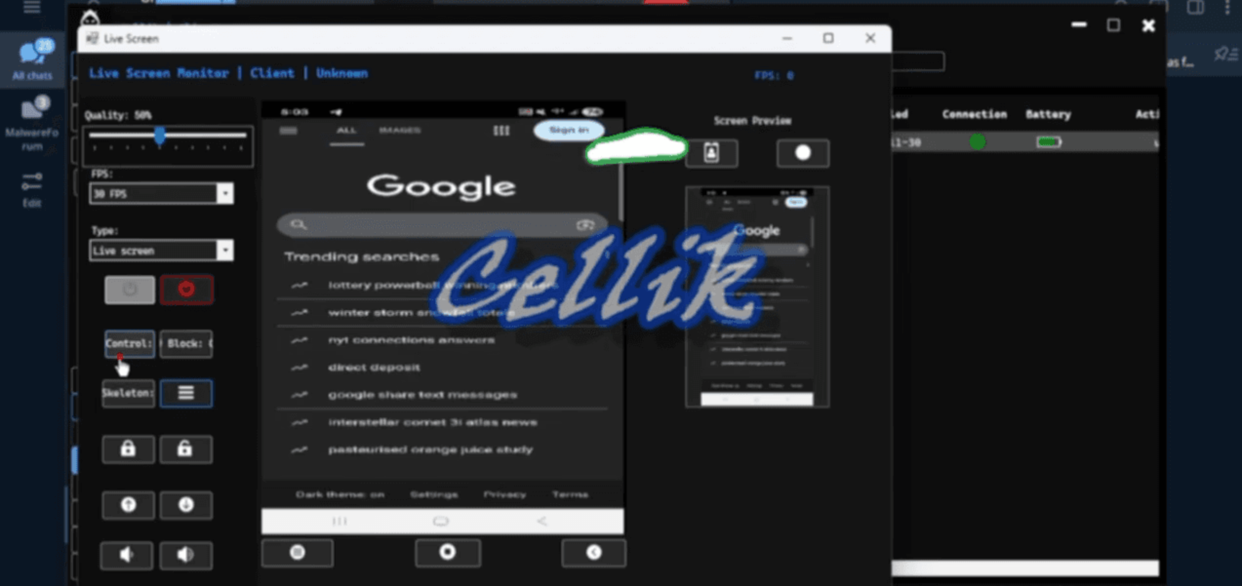 Cellik malware illustration