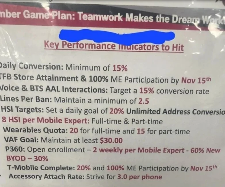 T-Mobile Mobile Expert key performance indicators