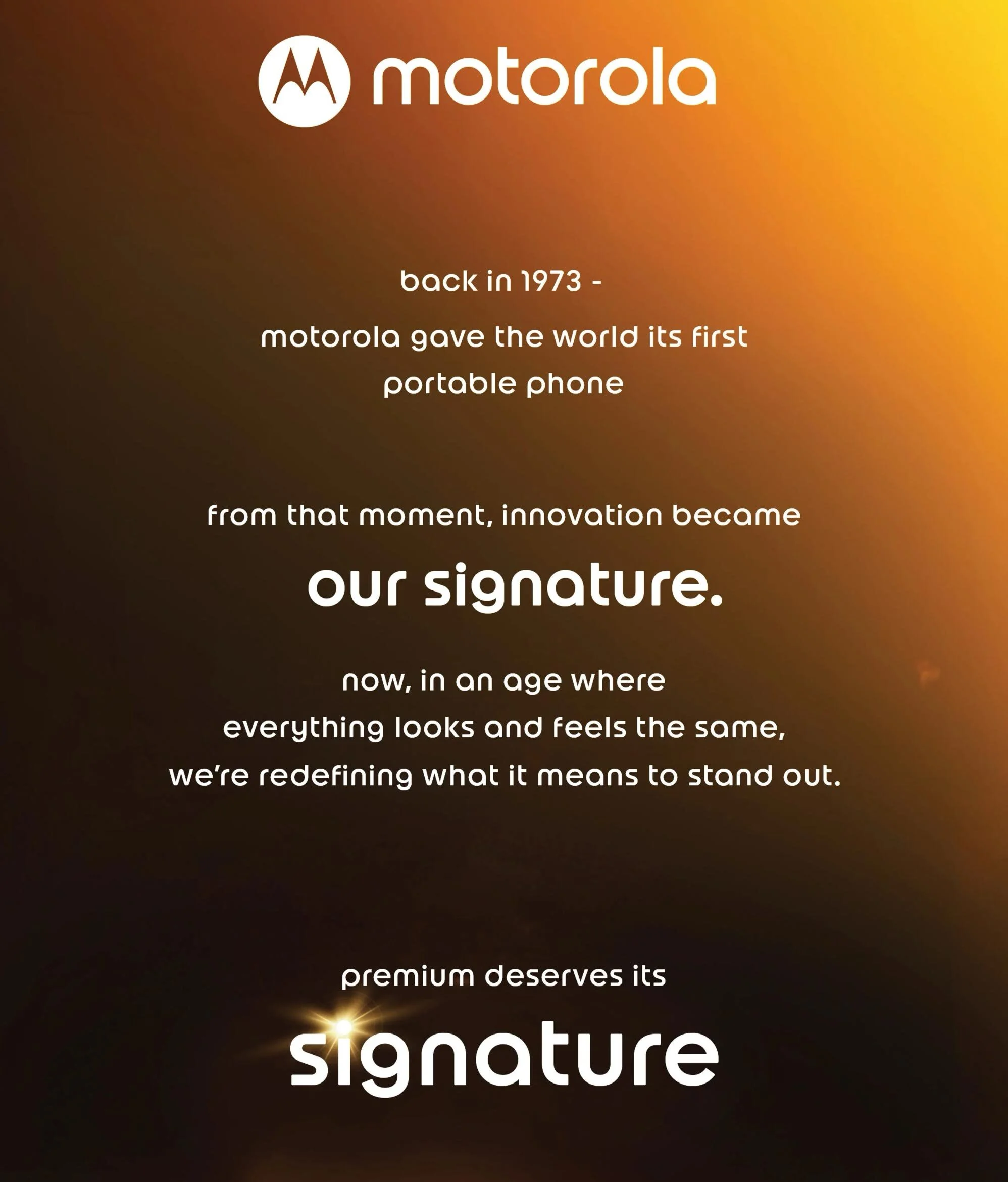 Motorola Signature teaser on Flipkart