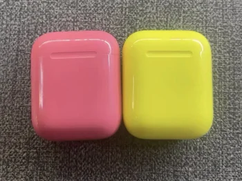 Yellow AirPods prototype case