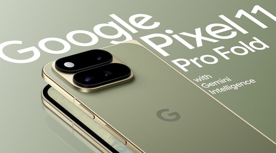Leaked marketing material for the Pixel 11 Pro Fold