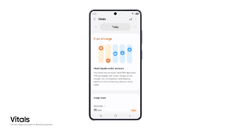 Vitals feature demo
