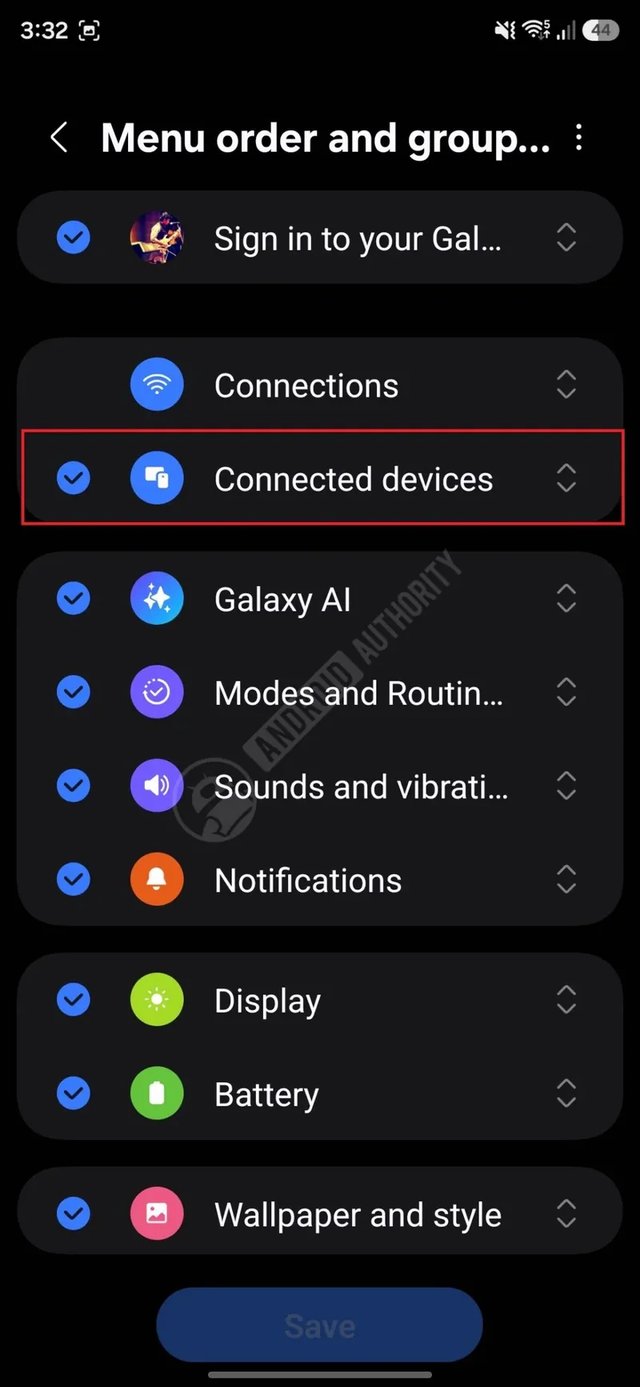 Galaxy Buds Settings Bug 2