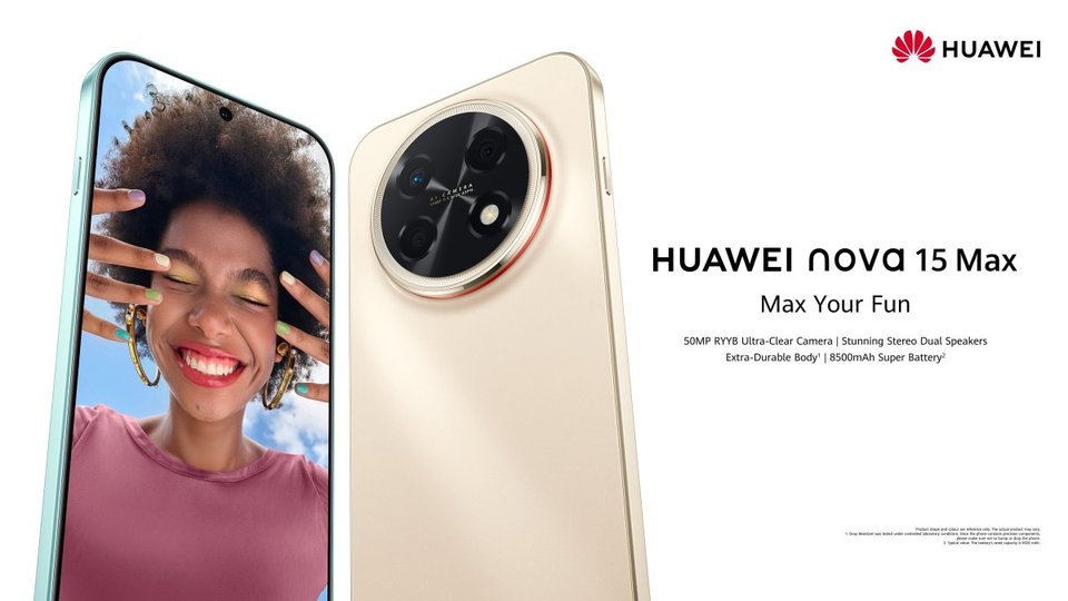 Huawei Nova 15 Max is coming soon with an 8,500mAh battery