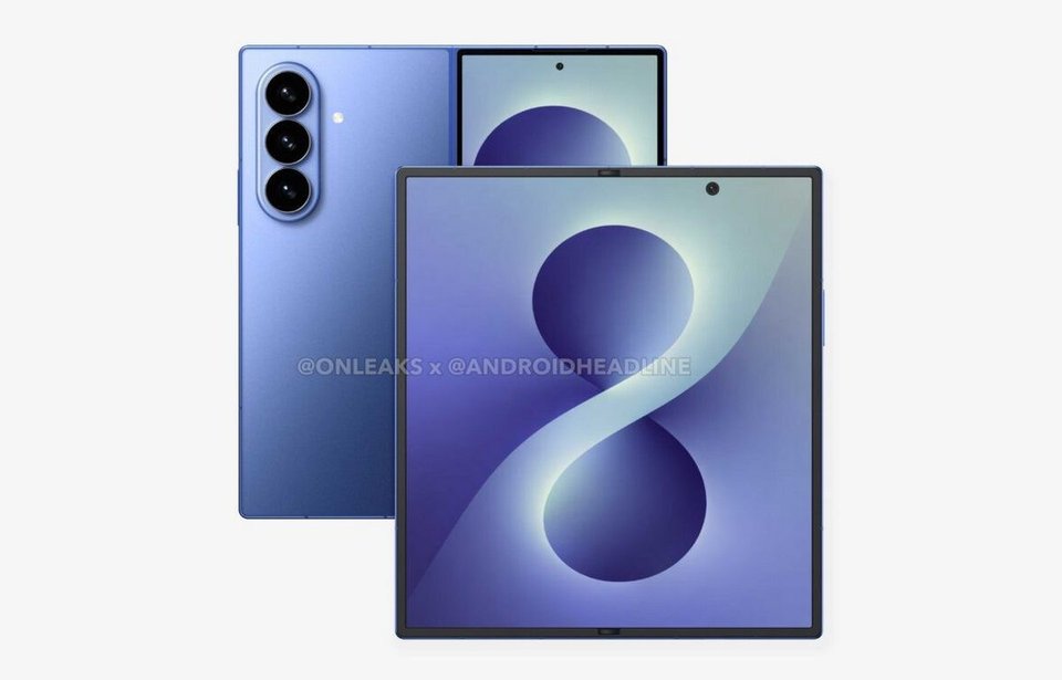 Samsung Galaxy Z Fold8 Ultra leaked render