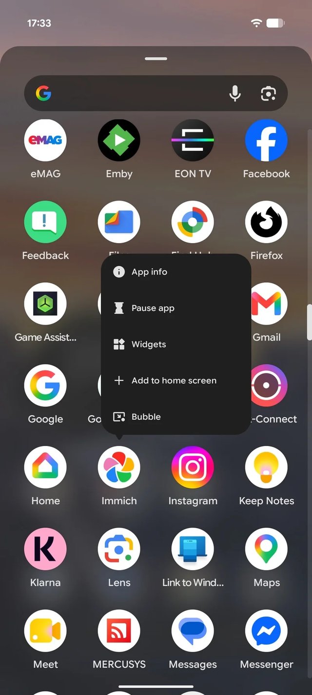 Examples of Bubbles on Android
