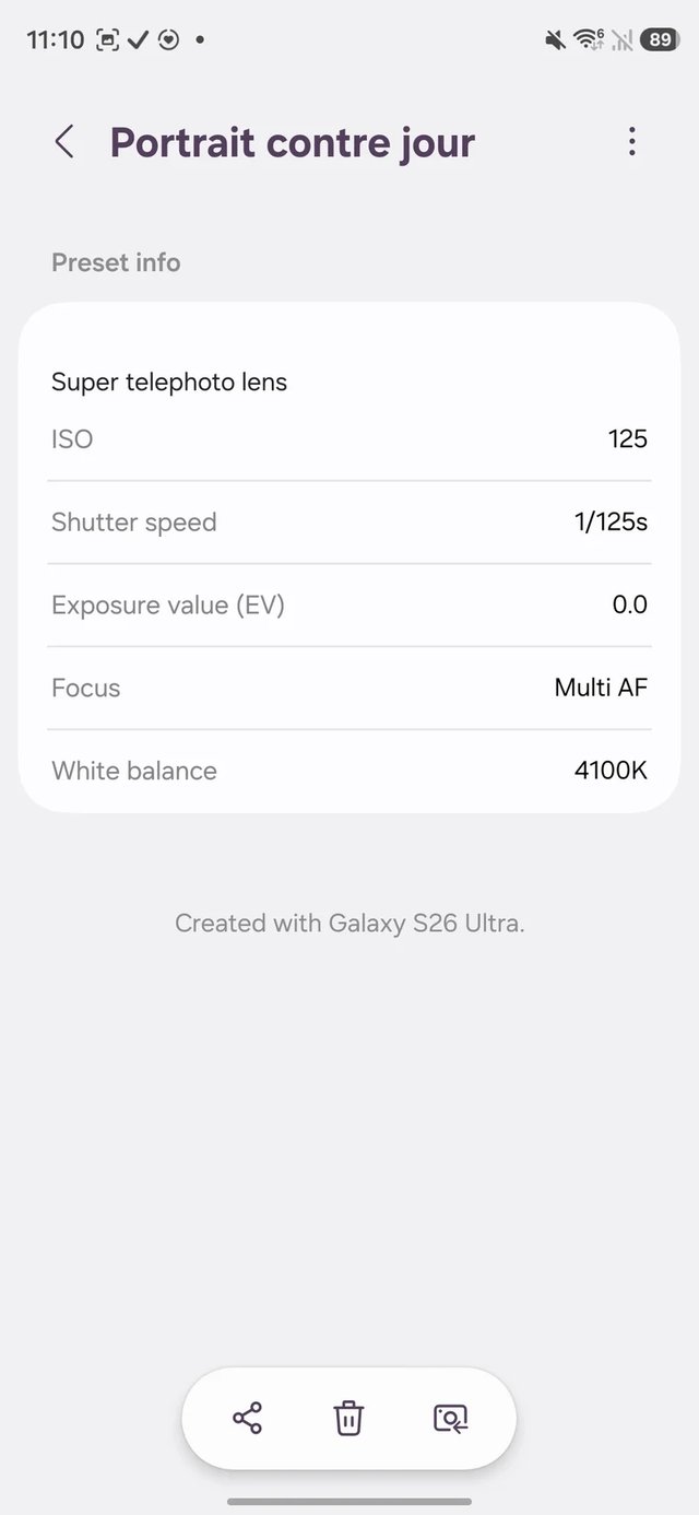 Camera Preset Creating