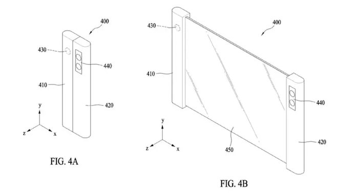Rollable Phone Patent Design