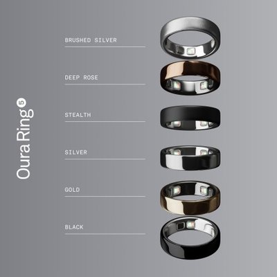 Oura Ring 5 announced with slim design, updated sensors and blood pressure monitoring